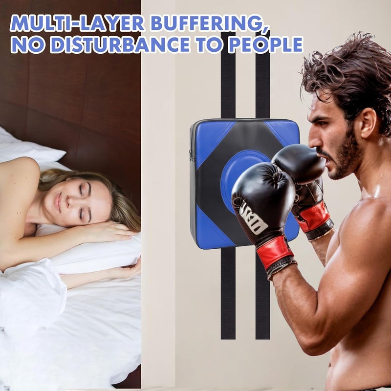 LuiceABC Wall Punching Boxing Pad, Wall Focus Target Foam, Boxing Fitness Wall Punch Bag, Leather and High Elastic Sponge Bag for Sports Training, Adjustable Height - Image 5